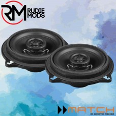 MATCH UP X4BMW-FRT.1 Coaxial Upgrade Speakers to fit BMW F18 5-Series GT 10-17